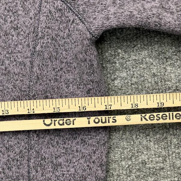 The North Face Hoodie Womens Medium Knit Fleece Zip Pockets Outdoor Pullover - Picture 11 of 12